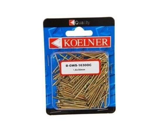 Joiner's nails Koelner 1,6X30 mm zinc 200 pcs B-GWS-1630OC