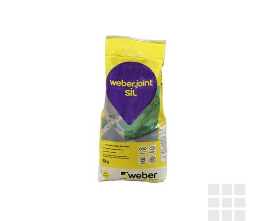 Grout for seams Weber.joint SIL 5 kg 400 white