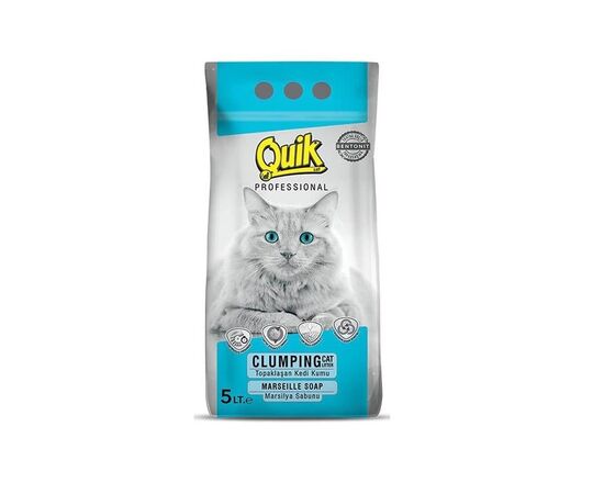 Cat toilet filler Bentonite Quik 5l white soap