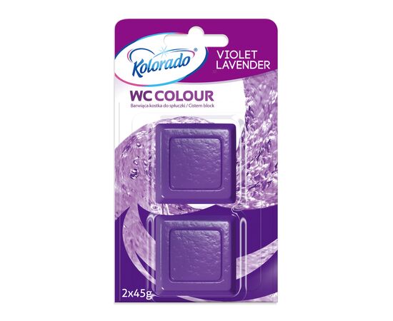 Таблетка для бачка унитаза cирень Kolorado WC Colour 2x45 г