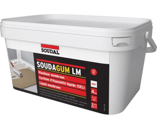 Жидкая изоляционная мембрана Soudal Soudagum LM 4 кг