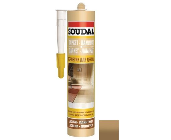 Герметик паркетный Soudal 300 мл бук