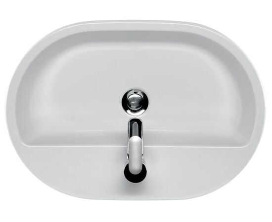 Washbasin built-in Cersanit CASPIA 60 OVAL oval, белый