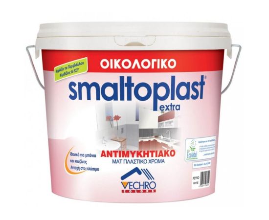 Краска водоэмульсионная Vechro Smaltoplast Eco Antifungal 10 л