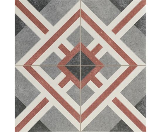 Porcelain tile Realonda HAVANA BURGUNDY 44Х44cm