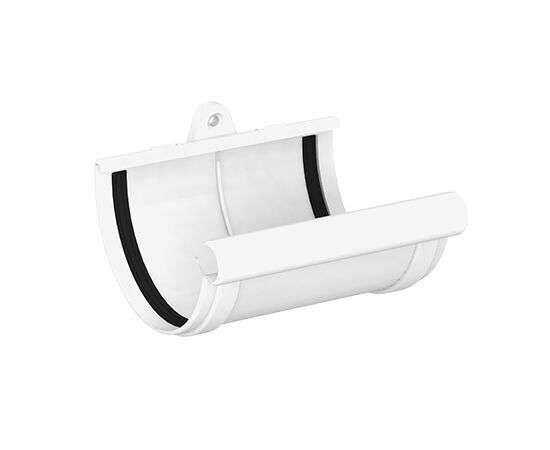 Gutter union Giza 120 mm white (10.120.02.001)