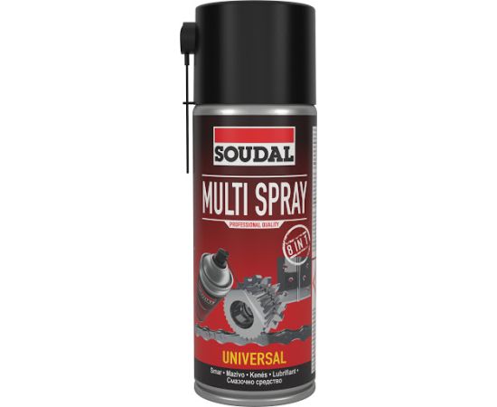 Многофункциональный смазывающий и охлаждающий спрей Soudal Multi Spray 400 мл