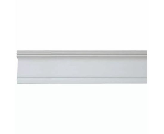 Extruded ceiling plinth Solid C29/50 white 48x29x2000 mm