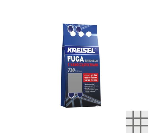 Затирка Kreisel Fuga Nanotech 730 8A графит 2 кг