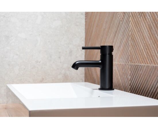 Washbasin faucet  Moza Black KFA (with Click-Clack siphon)