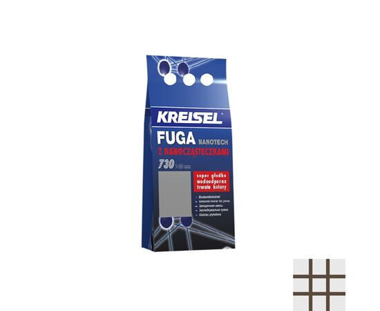 Grout Kreisel Fuga Nanotech 730 16A dark brown 5 kg