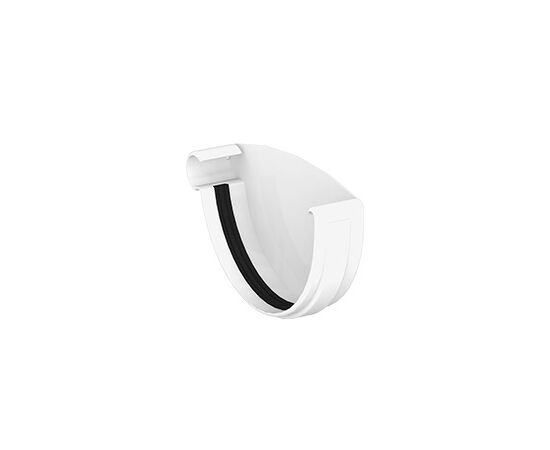 Left gutter endcap Giza 120 mm white (10.120.05.001)