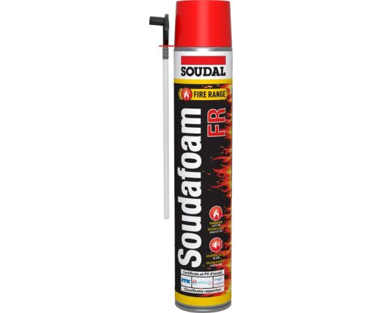 Монтажная пена огнестойкая Soudal Soudafoam FR 750 мл