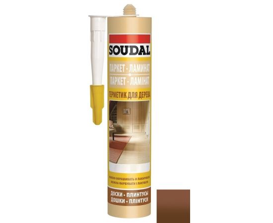 Герметик паркетный Soudal 300 мл вишня