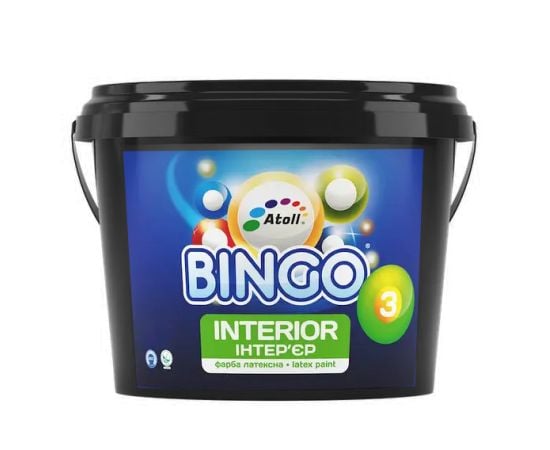 Interior paint Atoll Bingo 10 l matt white