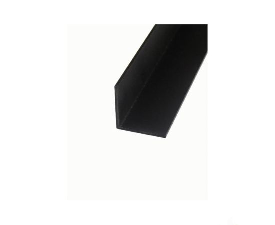 Aluminum corner PilotPro black moire 20х20х1 1 m