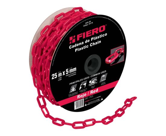 Plastic chain Fiero CAPL-5R Red