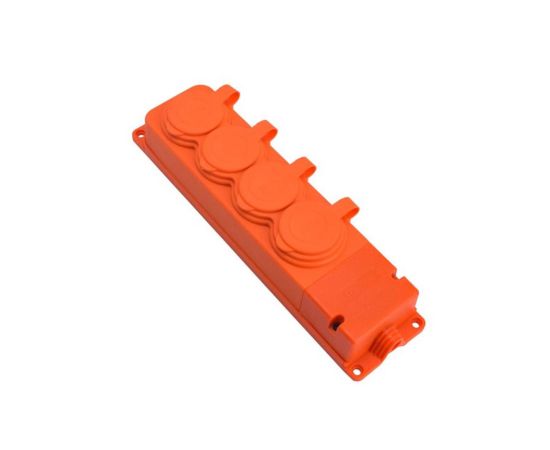 Block ByLion rubber 4th IP44 16A orange