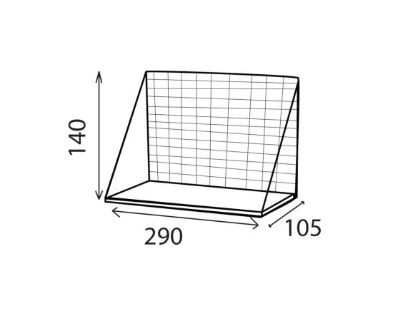 Shelf Domax LOFT FWL 5 /290x105x140 mm