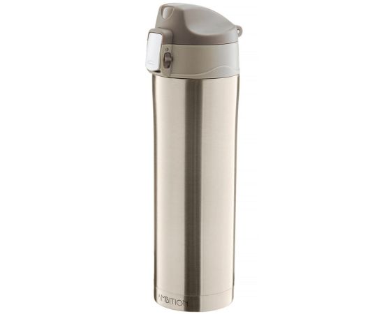 Thermo mug with button Ambition 62271 420ml gold