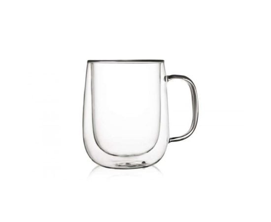 Cup of tea double glass DONGFANG 350ml AL-MH-195