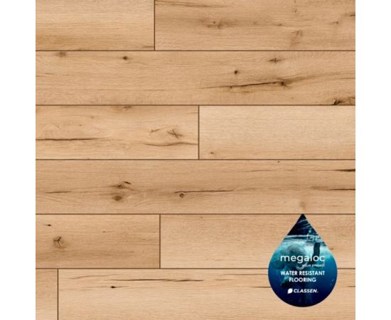 Laminate water resistant Classen Ambience Aqua Protect 53679 4V AC5/33 Kasai Oak 1285x158x10 mm