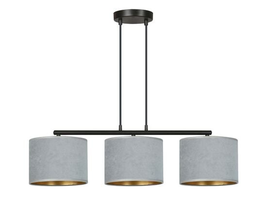 Pendant EMIBIG Hilde 3 E27 3x MAX 60W gray