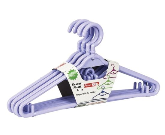 Clothes hanger Irak Plastik FLEXY LA-410 6 pc