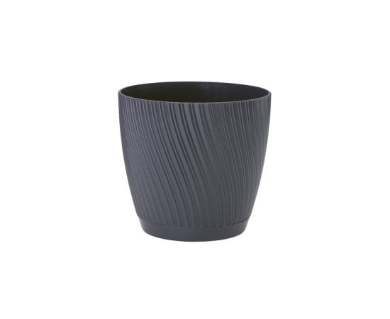 Flower pot FORM PLASTIC Mika 13 anthracite