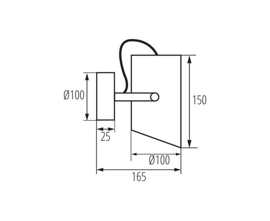 სპოტი Kanlux 36262 EL 10 W LARATA 1 E27