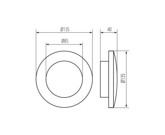 Светильник садово-парковый Kanlux FORRO LED EL 8W-W 29251 IP54