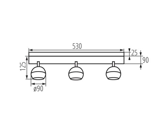 სპოტი Kanlux 33676 EL-3I W GALOBA 3 GU10