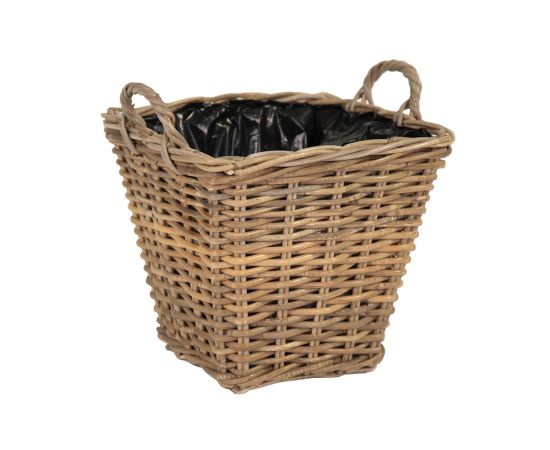 Горшок плетеный Mega Collections Square Basket-F- Tapered Kubu W35H31