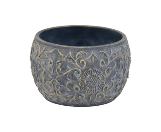 Ceramic pot Mega Collections Louise Bowl Bronze D22H14