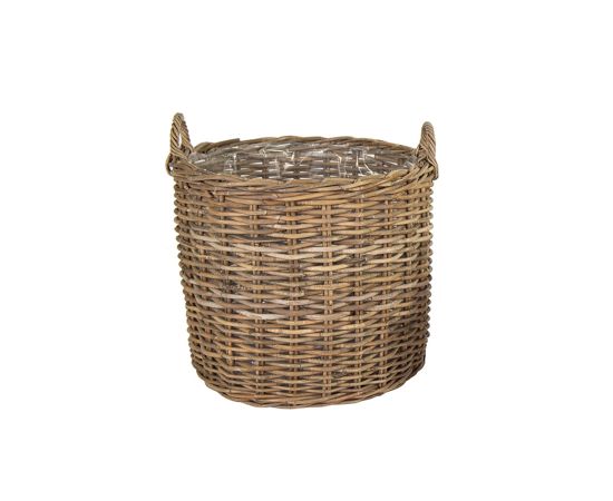 Горшок плетеный Mega Collections Large Kubu Basket Round -F- D35H35