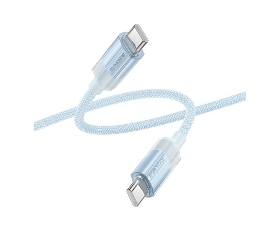 Cable Borofone USB-С С 1.2m 3A 60W blue