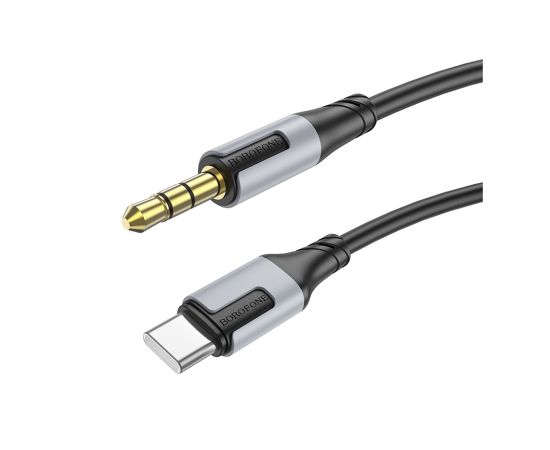 Cable Borofone USB-C 3.5mm 1м black