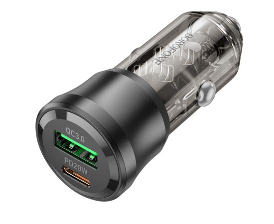 Car charger Borofone 38W USB A C 3A 12V