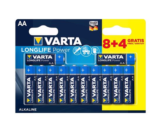 ელემენტი VARTA Alkaline High Energy AA 1.5 V 12 ც