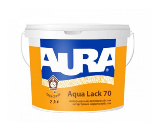 Water based varnish Eskaro Aura Aqua Lack 70 2.5 l