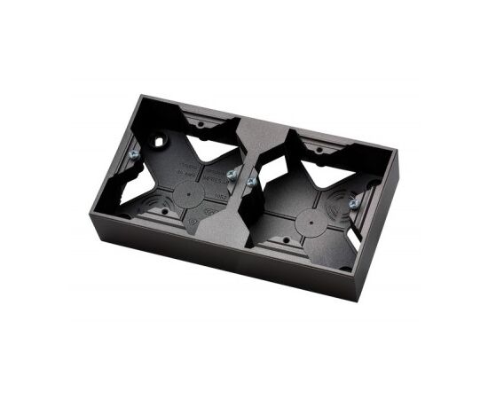 Outdoor mounting box ARIA OSPEL 2 black