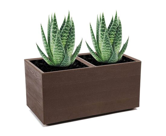 Flower pot LAMELA KARO ECO wood board 78x39x39,4 cm