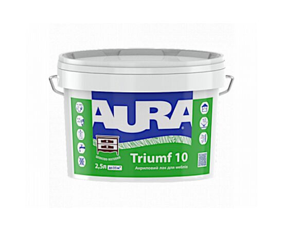 Acrylic furniture varnish Eskaro Aura Triumf 10 2.5 l