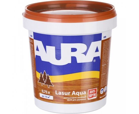 Лак акриловый для древесины Eskaro Aura Lasur Aqua палисандр 0.75 л