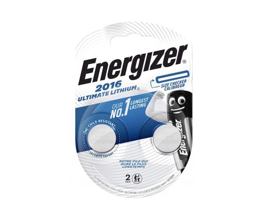 Батарейки Energizer CR2016 2шт Ultimate Lithium