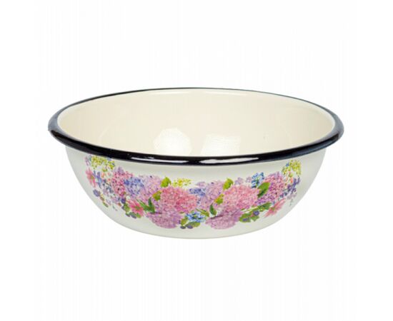 Enamel bowl 2,5l white 0311 2