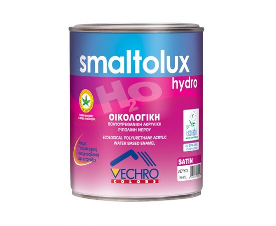 საღებავი წყლის ბაზაზე Vechro SMALTOLUX HYDRO SATIN 750 მლ