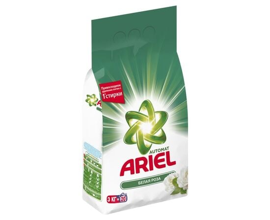 Washing powder Ariel automat white rose 3 kg