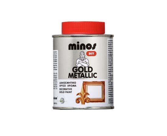 საღებავი ზეთოვანი Evochem Minos Gold Metallic 180 მლ