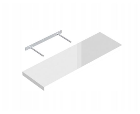 Shelf with concealed fixing white Velano FSG 80/24 795x235 mm